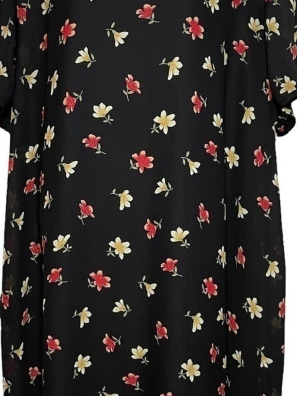 Jeffery & Dara plus size short sleeve floral dress